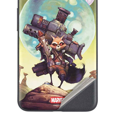 Marvel Rocket Raccoon Armored Arsenal Google Pixel 5a Skin